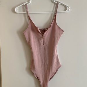 Pink shaping bodysuit